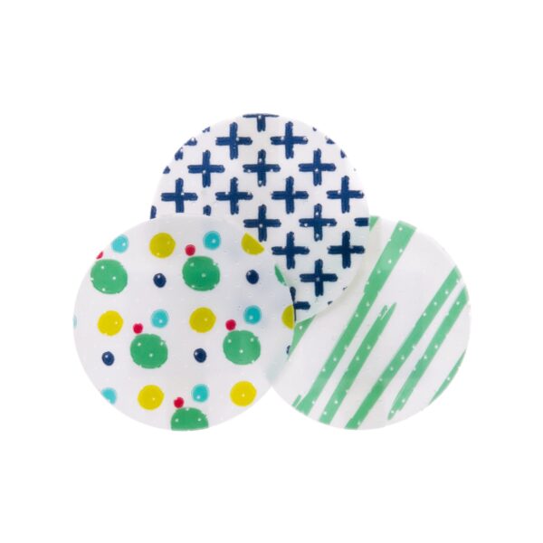 McKesson Kids* Round Adhesive Spot Bandages - 1 Inch Assorted Prints, Sterile, Latex-Free - Image 4