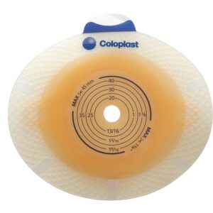 SenSura® Click Xpro Convex Light Ostomy Barrier – Trim to Fit 15–53 mm, Yellow