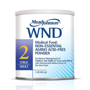 WND?2 Medical Food Powder for Urea Cycle Disorder * 1 lb Vanilla Flavor, Pediatric and Adult Oral Supplement