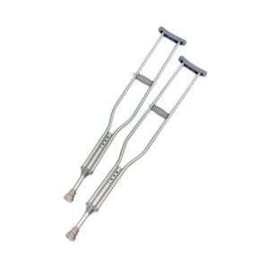 PremierPro* Push Button Underarm Crutches for Tall Adults, 53 to 61 Inches, 300 lbs Capacity