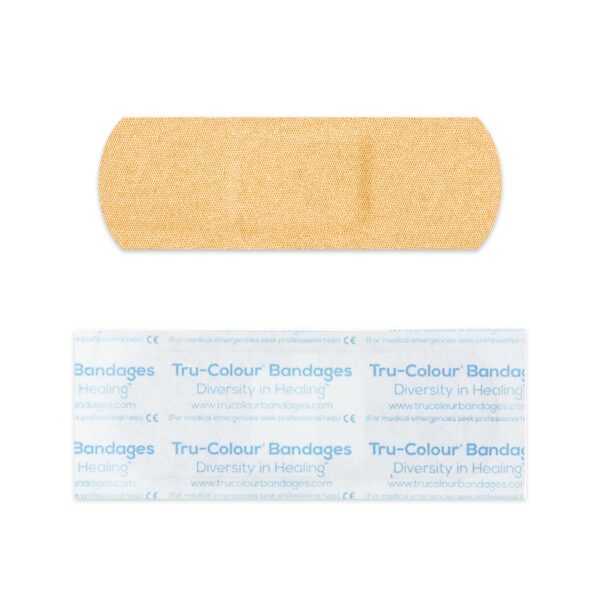 TruColour? Beige Adhesive Strip Bandages, 1 x 3 Inch - Sterile Fabric Wound Care for Minor Injuries - Image 5