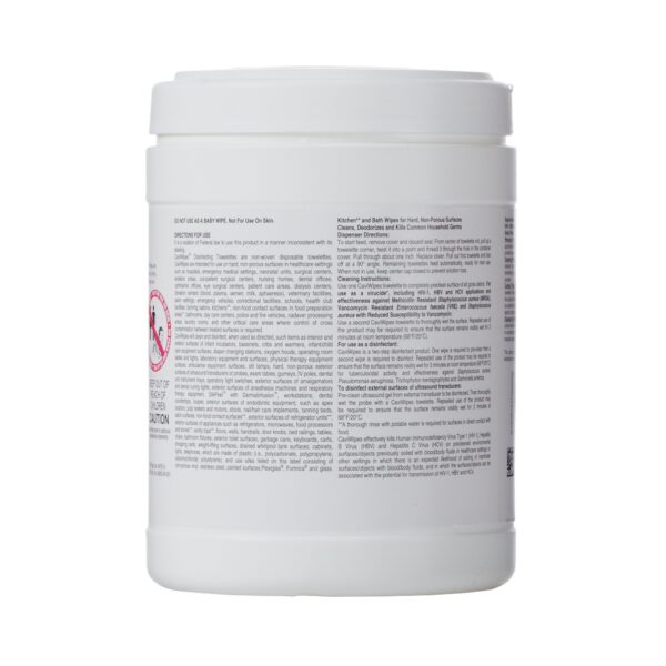 Metrex CaviWipes Surface Disinfectant Alcohol-Based Wipes, 6 x 6.75 Inch, 220 Count - Image 2