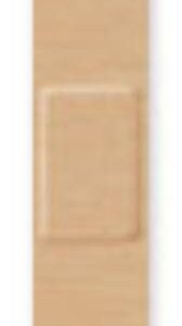 Careband* Tan Adhesive Strip 2 x 4 Inch - Sterile Fabric Bandage for Wound Care