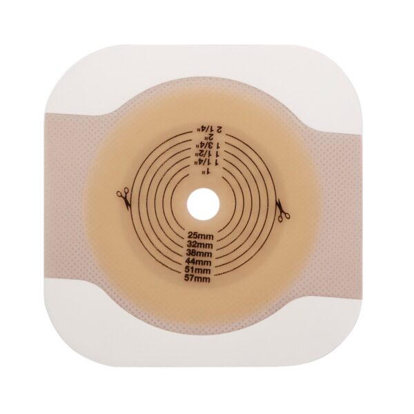 New Image™ Flextend™ Flat Skin Barrier with Floating Flange, 70mm, Blue, for Ostomy Care - Image 3