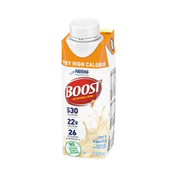 Boost? Very High Calorie Vanilla Nutritional Drink - 8 oz Reclosable Carton - Image 5