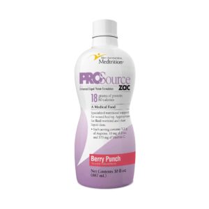 ProSource ZAC* Berry Punch Liquid Protein Supplement - 32 oz. Bottle for Wound Healing Support