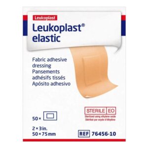 Leukoplast? Elastic Adhesive Strip, 2 x 3 Inch by Leukoplast * Flexible Sterile Wound Bandage for Minor Injuries