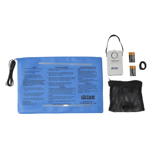 Drive™ Chair Sensor Pad Alarm System with Audio Alert and Battery Powered Safety for Patients - Image 2