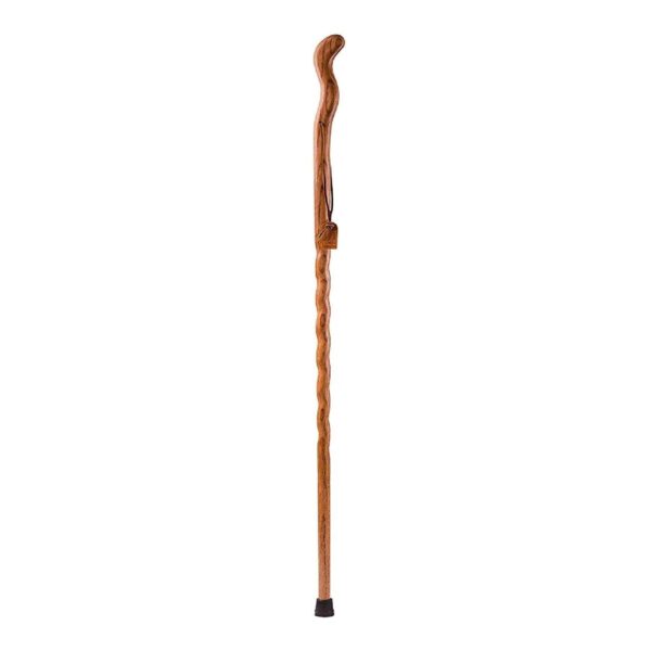Brazos* Twisted Cedar 48-Inch Walking Stick - Durable Aromatic Cedar Hiking Cane with Comfortable Wood Handle - Image 2
