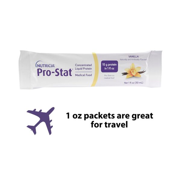 Pro-Stat? Vanilla Concentrated Liquid Protein Medical Food * 1 oz. Packets, 96 Count - Image 5