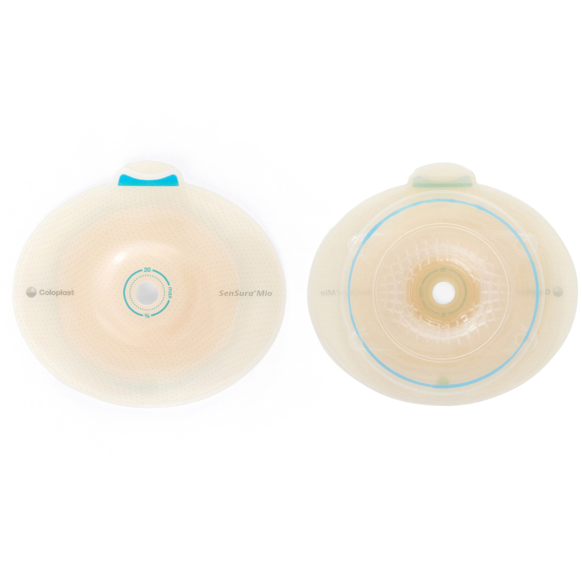 SenSura Mio Flex Convex Light Ostomy Barrier with 21 mm Opening – Red Color Match