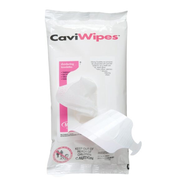 Metrex CaviWipes Surface Disinfectant Alcohol-Based Wipes, 7 x 9 Inches, 45 Count - Image 3