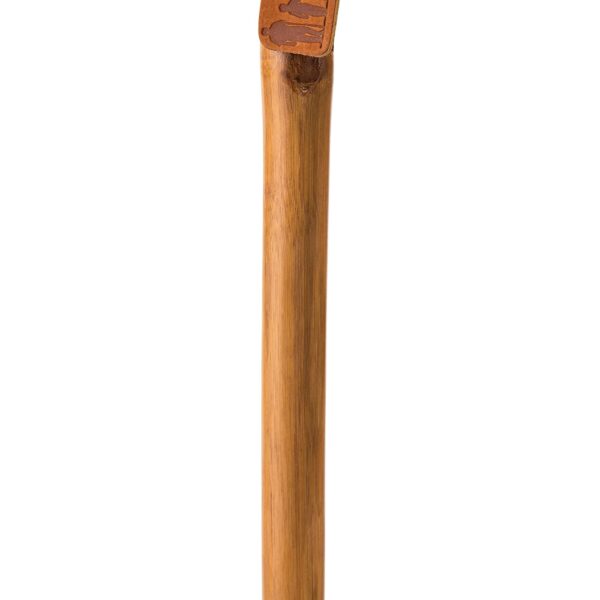 Brazos* Iron Bamboo Rustic Walking Stick - 55 Inch Red Bamboo Hiking Cane with Wooden Handle - Image 3