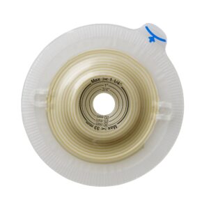 Assura® Deep Convex Ostomy Barrier with Spiral Adhesive, 15-33 mm Cut-to-Fit, Red System Match