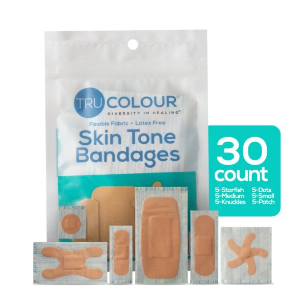 TruColour? Beige Adhesive Bandages Assorted Shapes and Sizes - Image 4