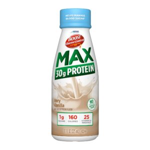 Boost Glucose Control Max Vanilla Nutritional Drink - 11 fl oz Bottle for Adults