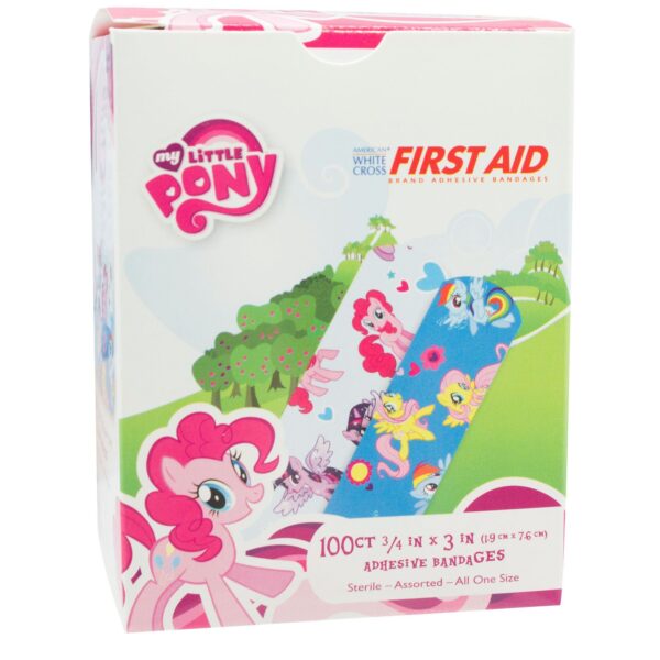 Stat Strip? My Little Pony Kid Design Adhesive Bandages, 3/4 x 3 Inch, 100 Count - Image 2