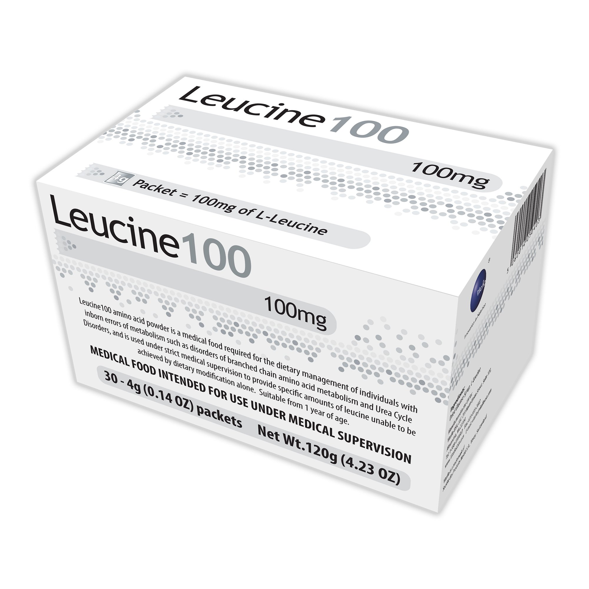 Leucine 100 Amino Acid Supplement * 4g Powder Packets by McK