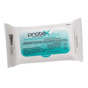 Protex™ Ultra Disinfectant Wipes - 6.5 x 6 Inch, 60 Count, Lemon Scent