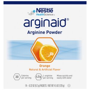 Arginaid? Orange Arginine Powder - Nutritional Support for Wound Healing, 0.32 oz. Packets
