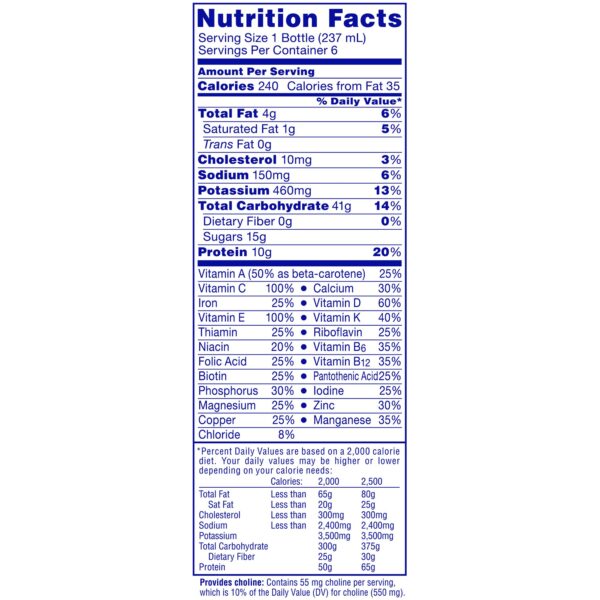 Carnation Breakfast Essentials Vanilla Nutritional Drink * 8 oz Bottle by Carnation - Image 3