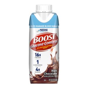 Boost Glucose Control Chocolate Nutritional Drink - 8 oz Carton