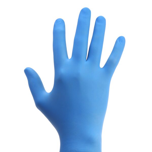 AMSure® Nitrile Exam Gloves, Extra Large, Blue - Image 2