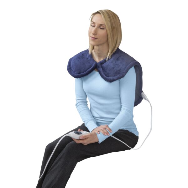 Thera Care Heat Therapy Personal Heating Pad Wrap - 25 x 26 Inch for Neck, Shoulder, and Back Relief - Image 10