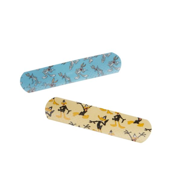 Looney Tunes* Stat Strip Adhesive Bandages, 3/4 x 3 Inch * Kid-Friendly Daffy Duck and Bugs Bunny Prints - Image 4