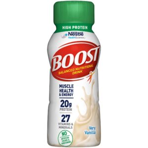 Boost? High Protein Vanilla Nutritional Drink * 8 oz Bottle, Complete Meal Supplement for Adults