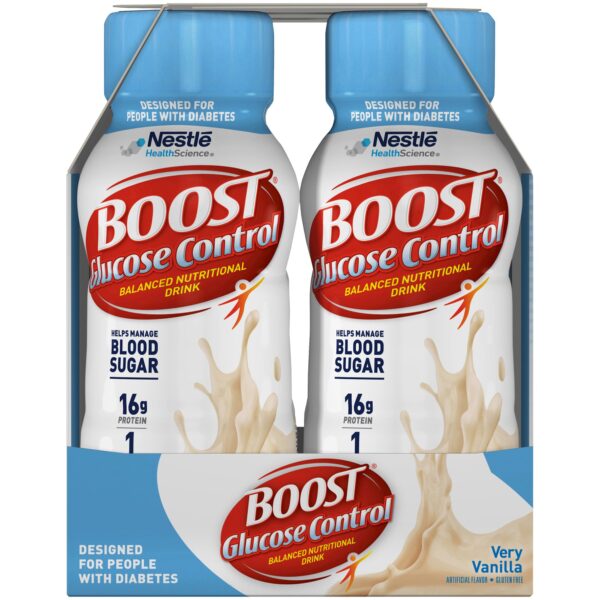 Boost Glucose Control Vanilla Nutritional Drink - 8 oz Bottle for Diabetes Management and Kidney Health - Image 7