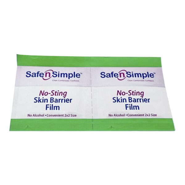 Safe N Simple™ No-Sting Skin Barrier Wipe - 2x2 Inch Sterile Prep Pads for Skin Protection and Cleansing - Image 6