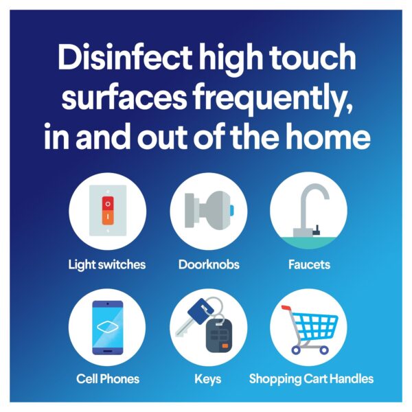 Clorox® Disinfecting Wipes, Lemon Scent, 35 Count - Effective Surface Disinfection for Home and Commercial Use - Image 7
