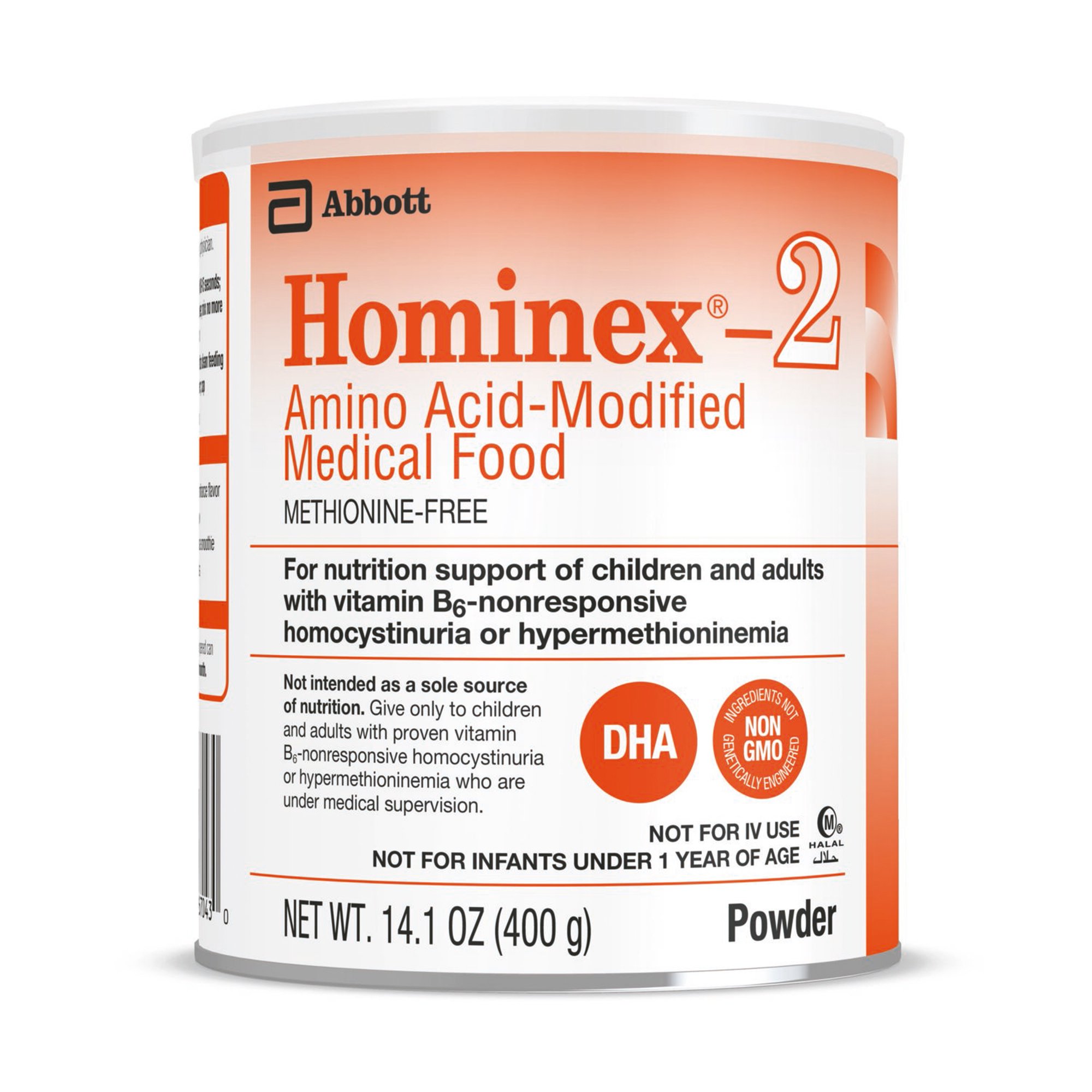 Hominex?-2 Food for Vitamin B-6*Nonresponsive Homocystinuria * 14.1 oz. Can by McKesson