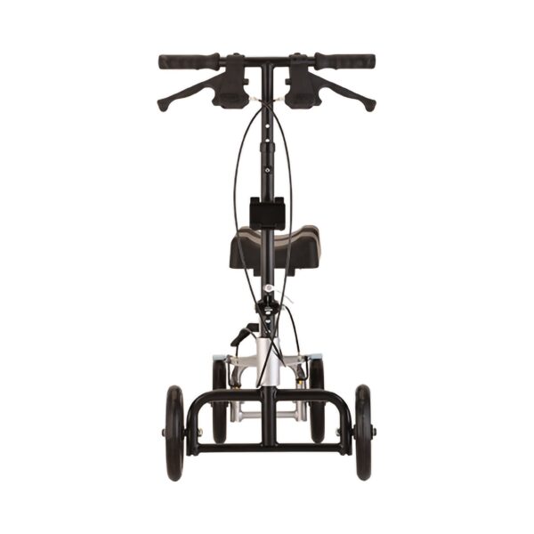 Nova TKW-12 Knee Walker with 18-Inch Base, Adjustable Height, Silver Aluminum Frame - Image 3