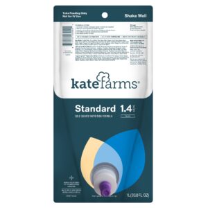 Kate Farms Standard 1.4 Closed System Tube Feeding Formula * 1 Liter Ready-to-Hang Container