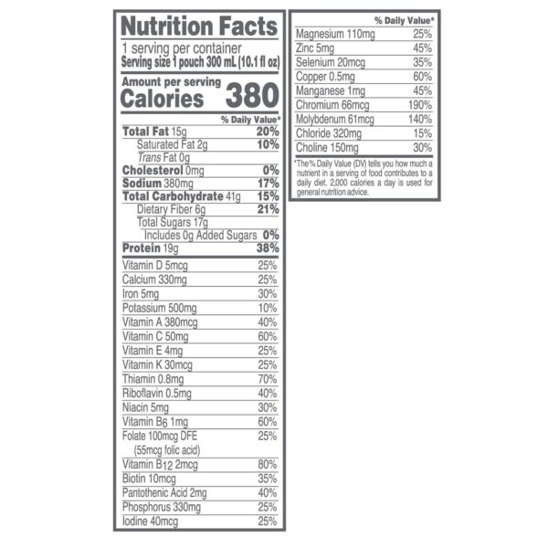 Compleat Organic Blends Plant-Based Liquid Meal Replacement - 10.1 oz Pouch - Image 3