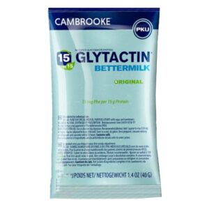 Glytactin BetterMilk PKU Oral Supplement Powder - 1.4 oz Individual Pack, 30 Count