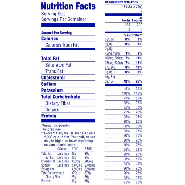 Carnation Breakfast Essentials Strawberry Nutritional Drink by Nestle * 1.26 oz Individual Packets, 220 Calories, Protein & Vitamin D for Kids & Adults - Image 4