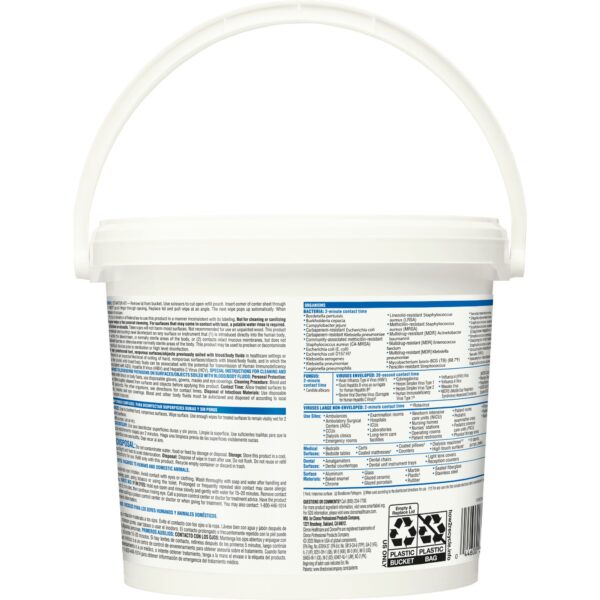 Clorox Healthcare VersaSure Cleaner Disinfectant Wipes 110 Count – Alcohol-Free, EPA-Registered Surface Disinfectant for Healthcare Settings - Image 4