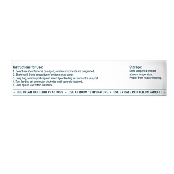 Kate Farms Standard 1.4 Closed System Tube Feeding Formula * 1 Liter Ready-to-Hang Container - Image 2
