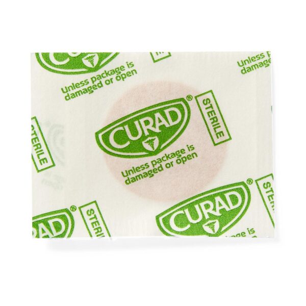 Curad? Round Tan Adhesive Spot Bandage, 7/8 Inch Diameter - Sterile, Latex-Free Plastic Wound Care - Image 2