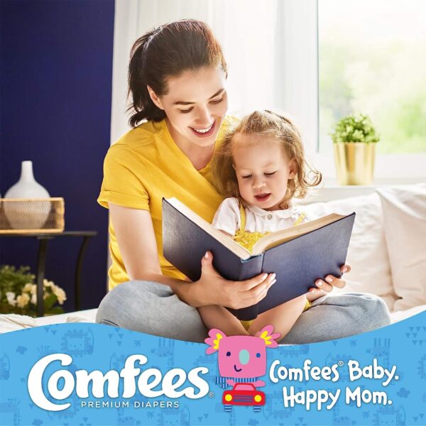 Comfees? Size 4 Baby Diapers with Refastenable Tabs * 31 Count, Unisex - Image 5