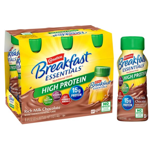 Carnation Breakfast Essentials High Protein Chocolate Nutritional Drink, 8 oz - Supports 15g of Protein and Calcium - Image 7