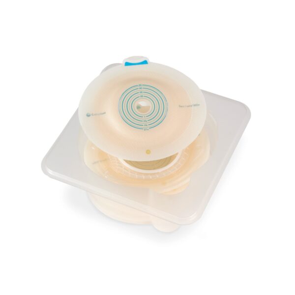 SenSura® Mio Click Convex Deep Ostomy Barrier - Trim to Fit 15-53 mm Stomas, Elastic Adhesive, 70 mm Flange, Gray - Image 4