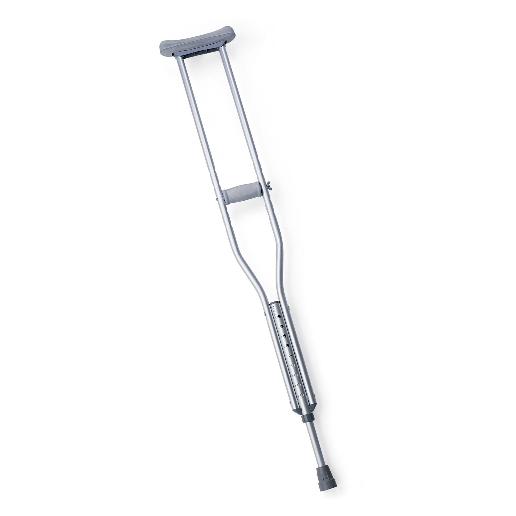 Guardian MDSV80535 Aluminum Underarm Crutches for Adults, 5 to 10 Inch Adjustable Height