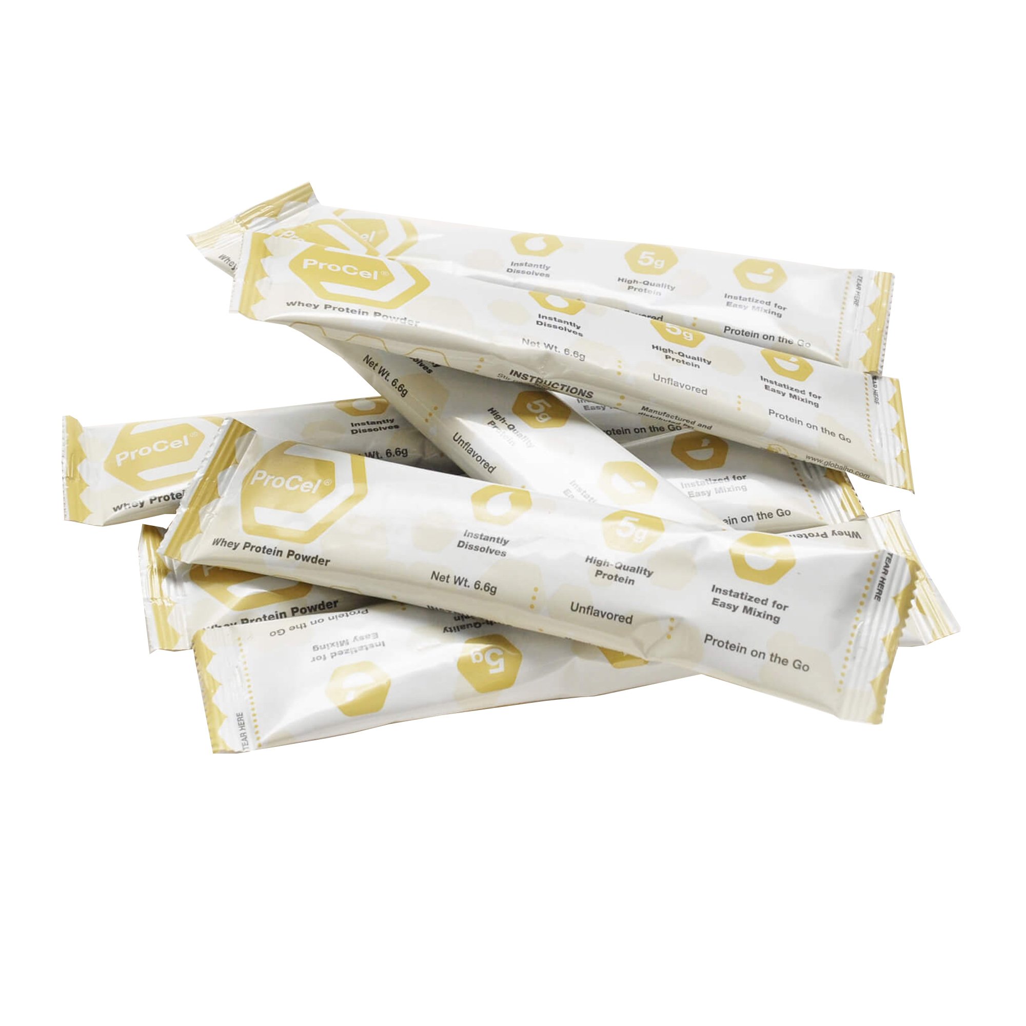 ProCel? Whey Protein Powder - 6.6 Gram Packets for Adult Oral and Tube Supplementation