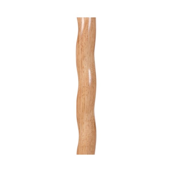 Brazos* Twisted Tan Oak Crookneck Cane - 37-inch Walking Stick with Wooden Handle - Image 3