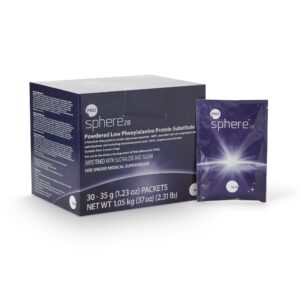 PKU sphere* 20 Vanilla GMP-Based Formula by PKU sphere * 35g Packets for Dietary Management of PKU