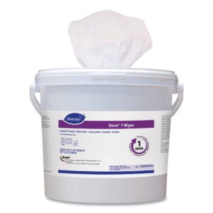 Diversey Oxivir® 1 Surface Disinfectant Wipes, 11 x 12 Inches, 160 Count Pail